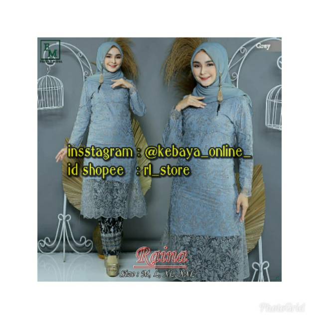 KEBAYA TILLE RAINA BORDIR /// CODE 0019