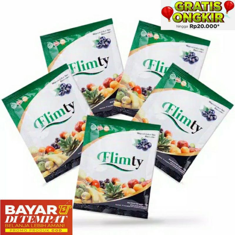 FLIMTY FIBER ( 5 Sachet ) Flimty diet | Flimty Fiber Original Halal Bpom