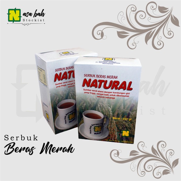 

[ORIGINAL] SERBUK BERAS MERAH NATURAL NASA 250g dan 500g - COCOK BUAT PROGRAM DIET HALAL BPOM