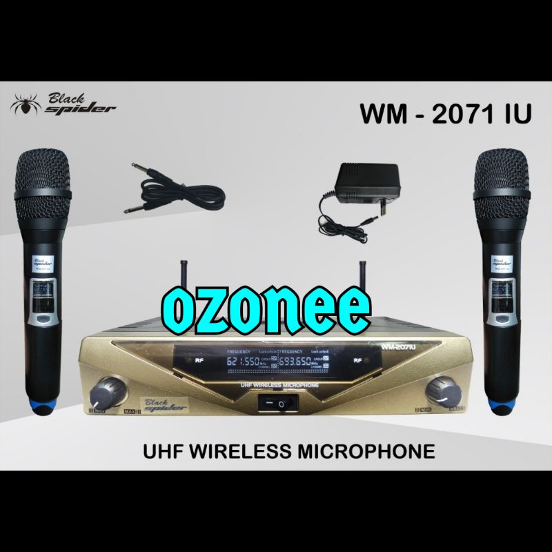 MIC WIRELESS BLACK SPIDER WM 2071U ORIGINAL