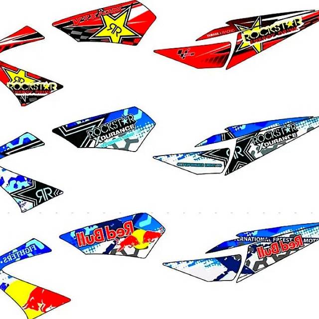 Striping Vixion 2010 2011 2012 Old / Lama Variasi Sticker Stiker Scotlite Skotlet Motor List Li Body