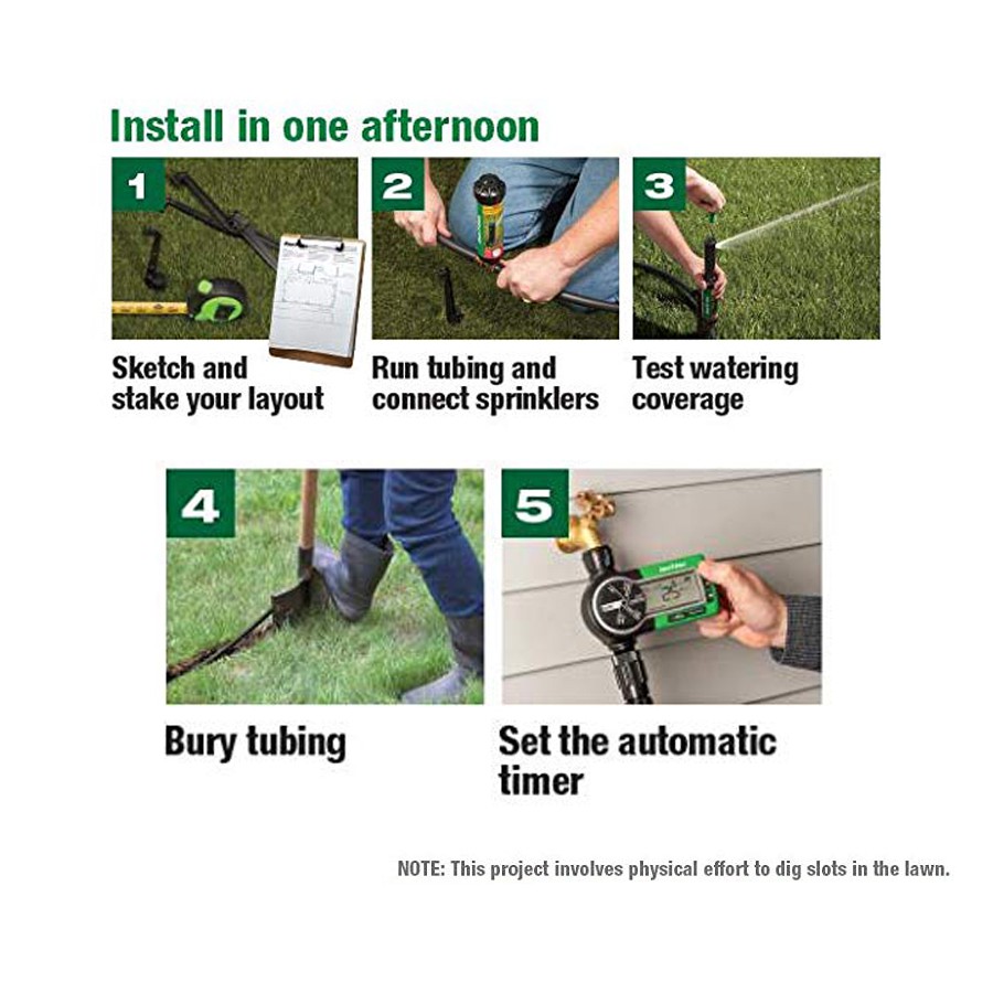 Rain Bird Easy To Install Automatic Sprinkler System (32 ETI) PG SBY