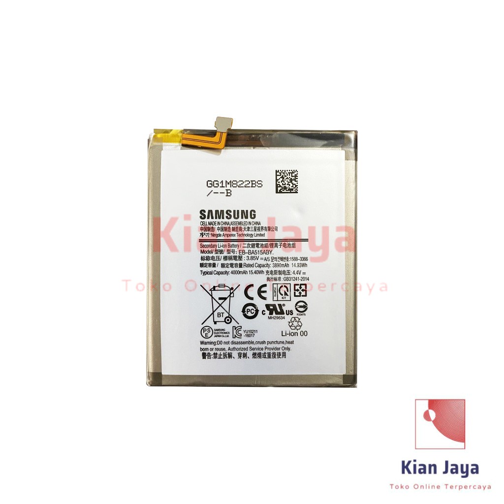 Baterai Samsung A51 A515F Original OEM Batre Batrai Battery Hp EB-BA515ABY Ori