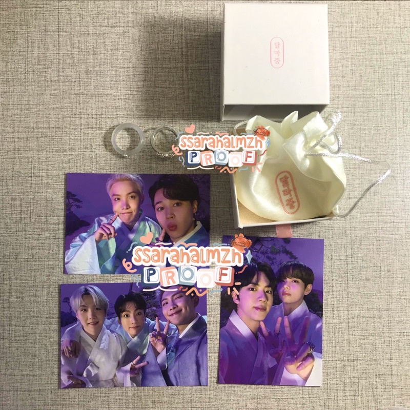 BTS 2021 Dalmajung MD Ring photocard set jimin jhope unit pc