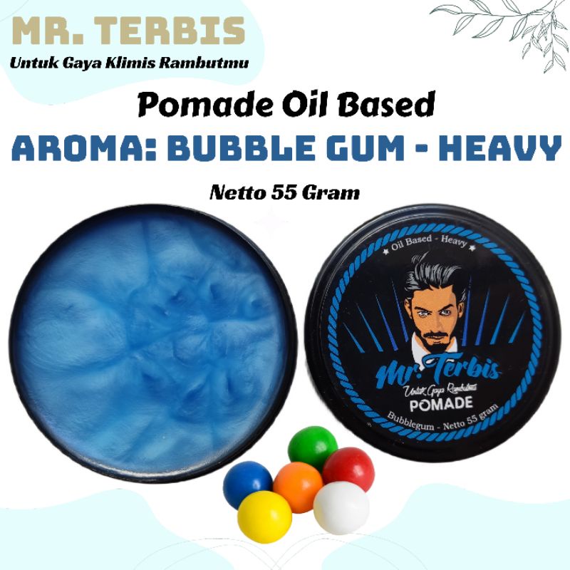 Minyak Rambut Pomade Oil Based Mr. Terbis 55 Gram Grosir