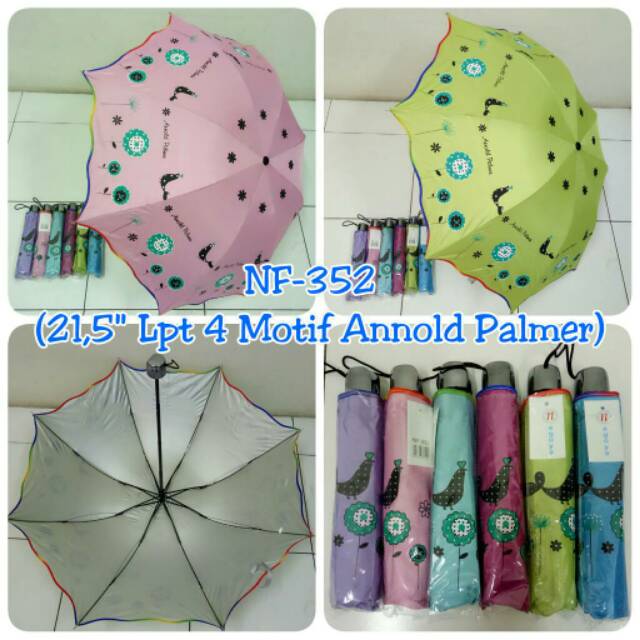 Payung lipat motif arnolld palmer