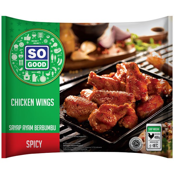 

So Good Spicy Wing 400 Gram Surabaya