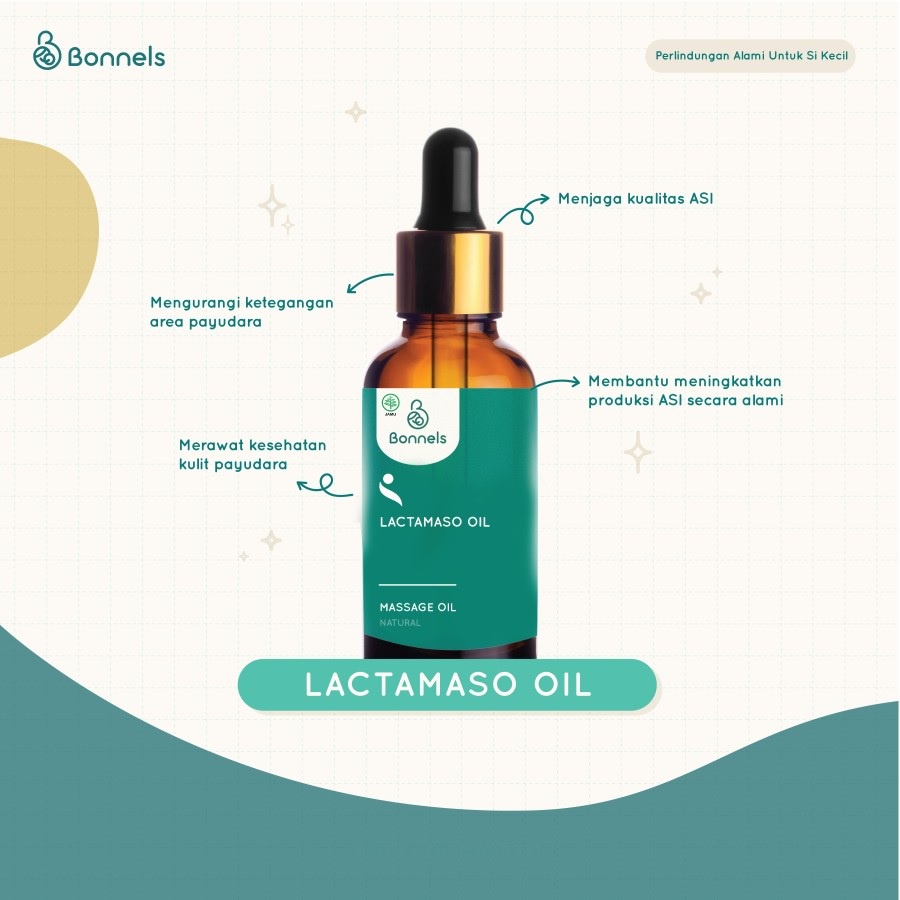 Bonnels Essential Oil Lactamaso 15ml Minyak Esensial Untuk Menjaga Kualitas Asi WHS