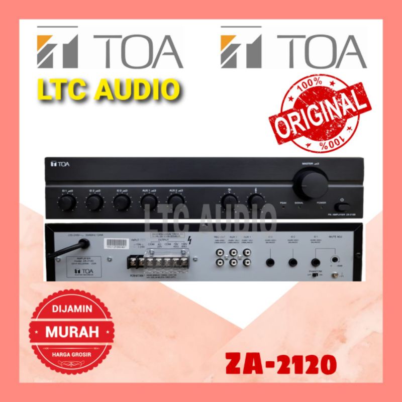 AMPLIFIER TOA ZA-2120 120 WATT  / TOA ZA 2120 /ZA 2120