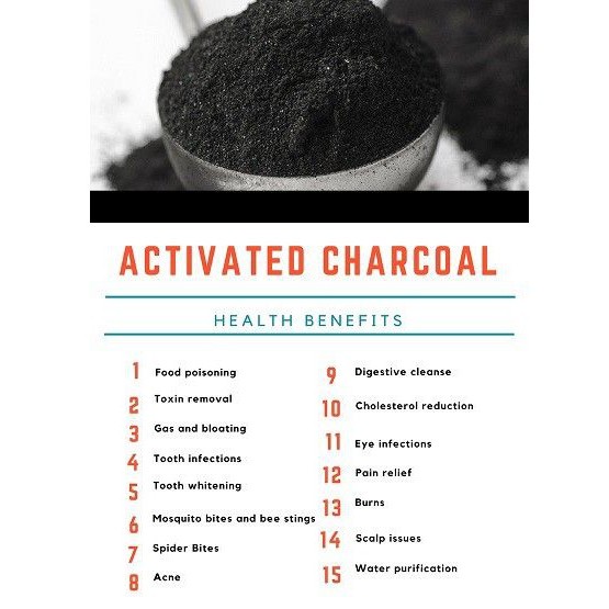 Nourish Indonesia, Activated Charcoal Powder 100gr