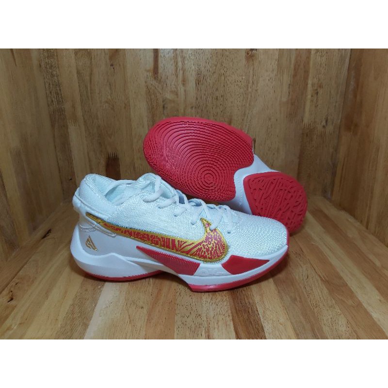 sepatu basket greek freak 2 white red