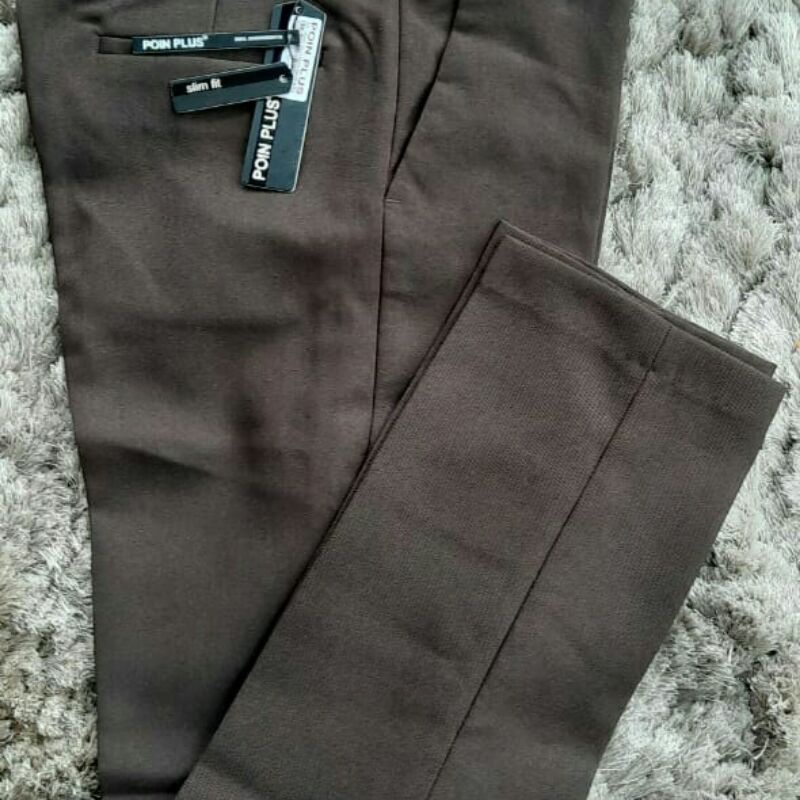 celana bahan original by.poin plus 33-38 | celana bahan slimfit semiwool original by.poin plus | celana kantor pria slimfit original poinplus | celana kerja original poinplus | celana kain slimfit pria original | celana bahan slimfit pria original