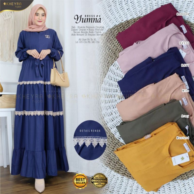 YUMNA DRESS #4 ORI BERLABEL KHEYRA