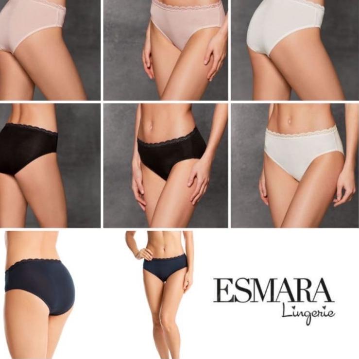 ☜Hswr4 Esmara Control Cotton Panties Celana Dalam Katun CD Big Size HW Panty Jumbo Highwaist Underwe