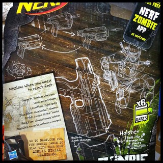 nerf zombie app