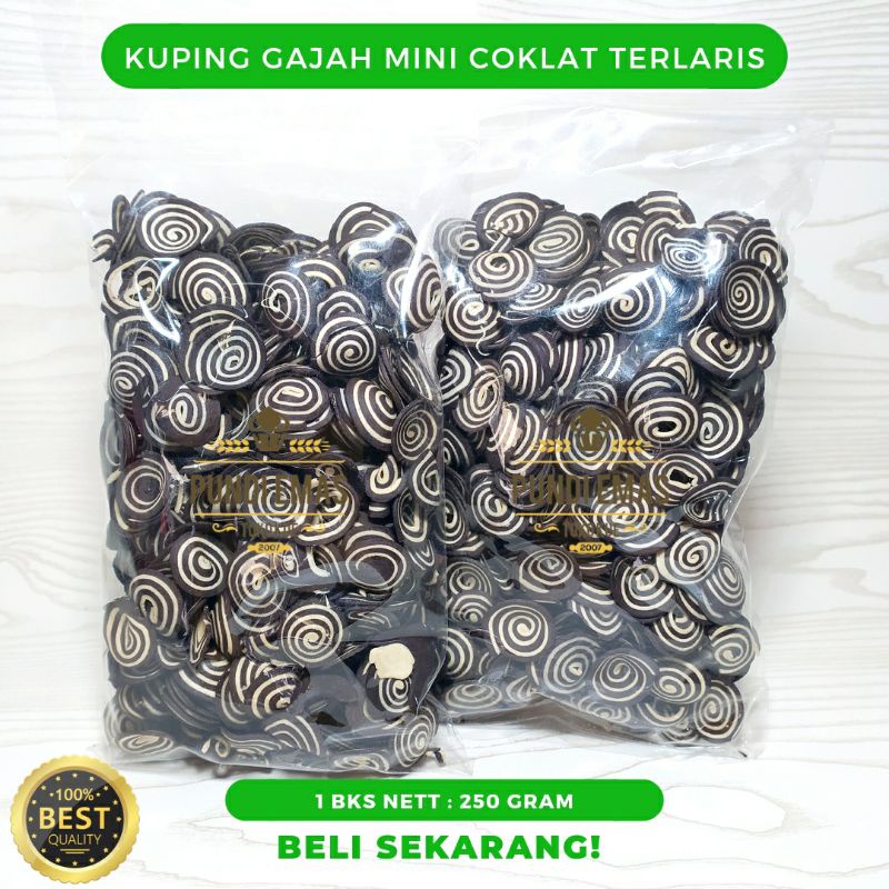 Kuping Gajah Mini Varian Rasa Kiloan 250 Gram / Kue Kuping Gajah