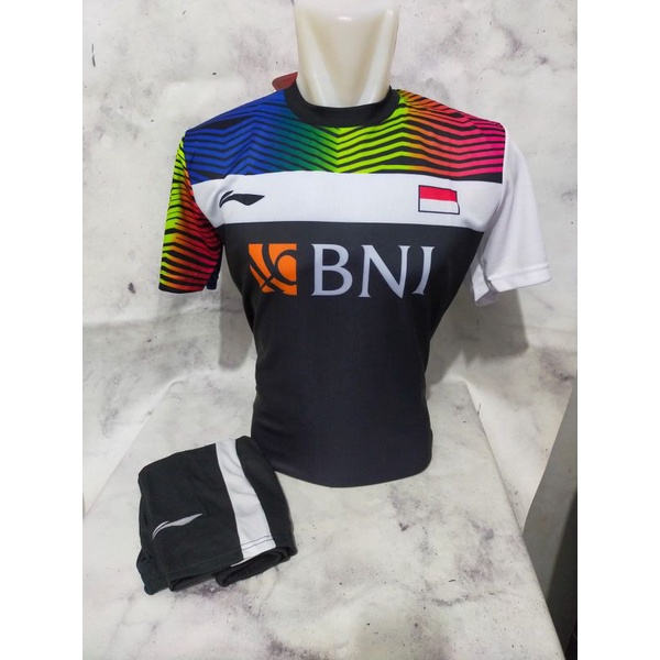 baju badminton dewasa setelan badminton L154 BNI