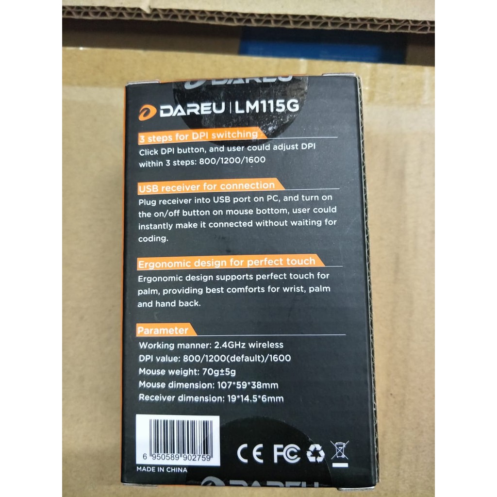 DAREU LM-115G Wireless Office Mouse original mouse