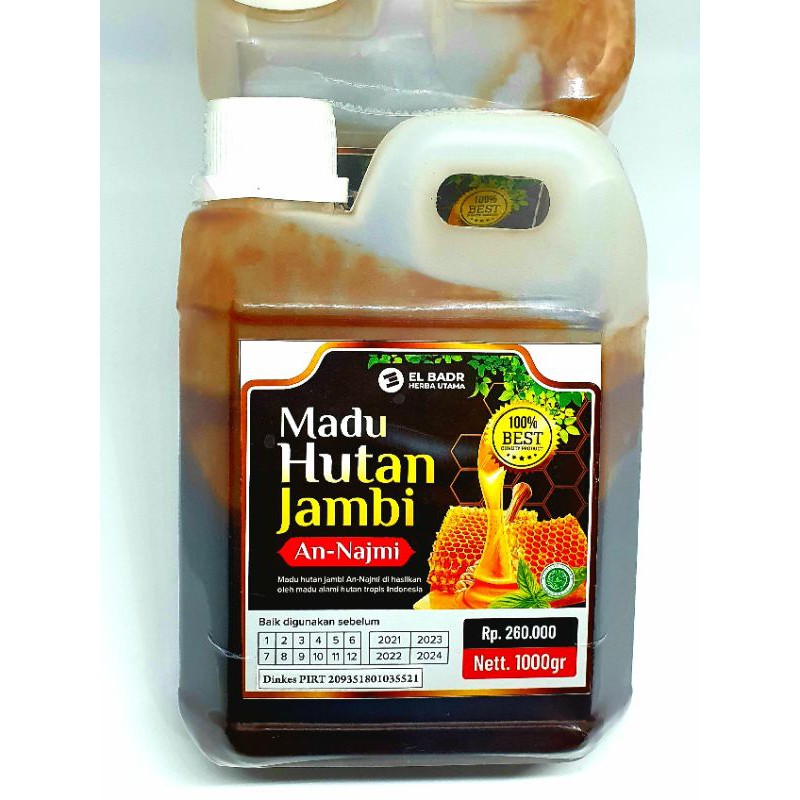 

Madu Hutan Murni Madu Jambi 1kg/Madu Hutan Asli Asia Carpa Jambi