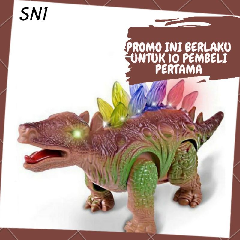 Mainan Anak Cowok Laki Dinosaurus Stegosaurus Hewan Binatang Dino Murah