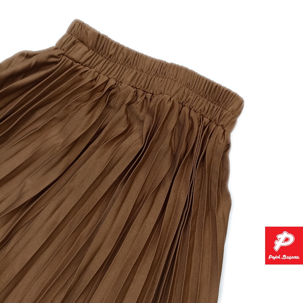 Pojok Busana Celana Panjang  Kulot Wanita Plisket