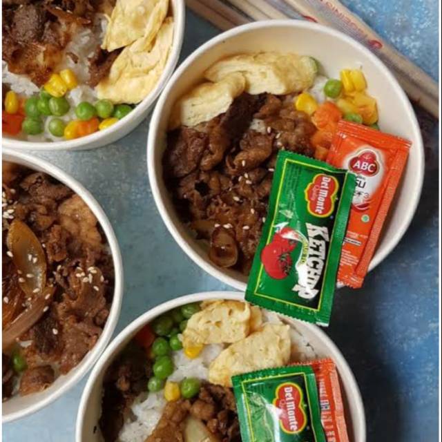 

Nasi Kotak Box Rice Bowl Ayam Teriyaki Halal Enak