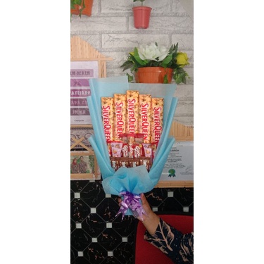

buket coklat buket snack buket hadiah ulang tahun buket wisuda