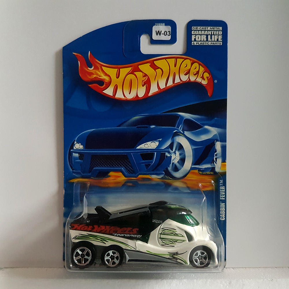 W03 Hot Wheels Cabbin Fever 2001 Costco Exclusive White