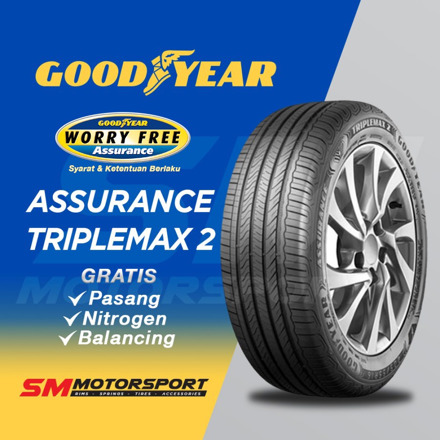 Ban Mobil Good Year Goodyear Assurance Triplemax 2 225 45 r17 17 IMT