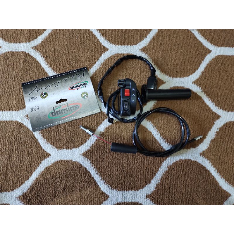 Holder saklar kanan ksr set olor gas dan rumahan gas magura kanan ninja gas ksr domino pnp honda cb 