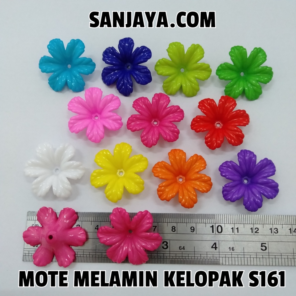 MOTE MELAMIN / MANIK KELOPAK BUNGA / MANIK MELAMIN KELOPAK BUNGA / MOTE MELAMIN KELOPAK S161