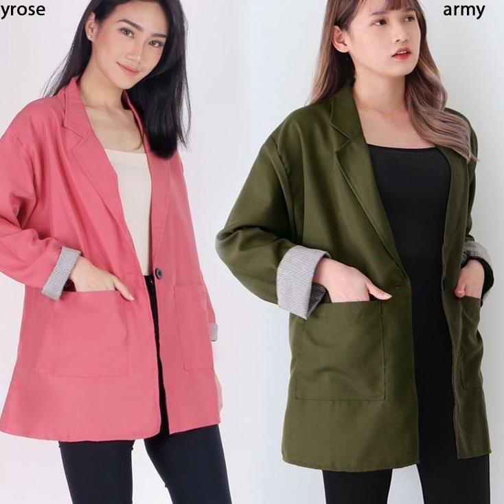 40 BLAZER / BLEZER WANITA KOREA BLAZER KOREA SET PANJANG FORMAL MURAH BLEZER WANITA BISA COD AD40 Te