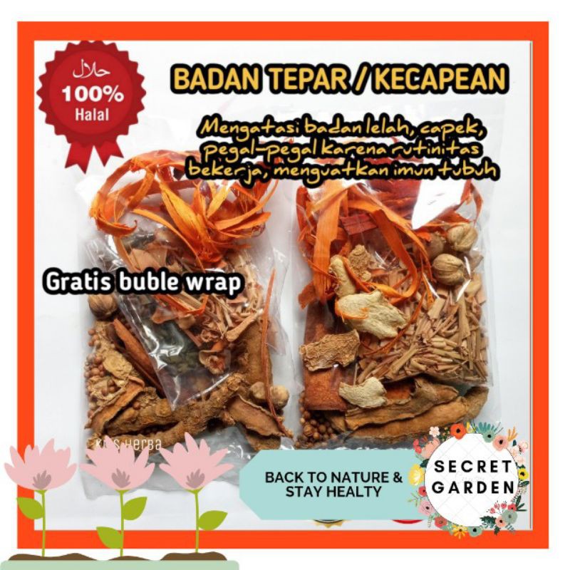 

Wedang Jsr Anti Capek Lelah Lesu - Imun Booster Stamina saat bekerja - Anti Kebas - Teh Herbal Jsr Rempah Rimpang Alami | Wedang By Secret Garden Store