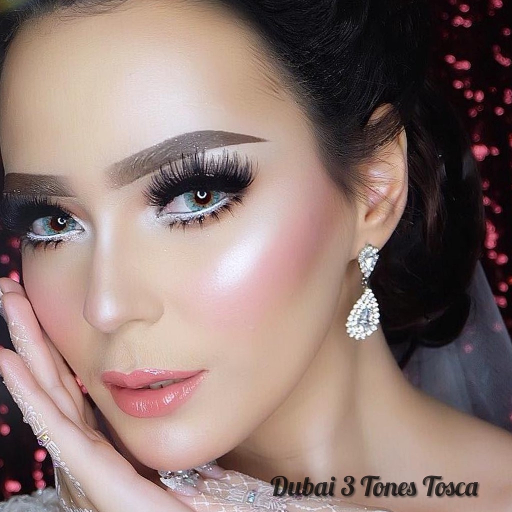 [LMR] Softlens Dubai 3 Tones Series Soft lens Soflen Soflens Gray Grey Brown Blue Tosca Toska Green