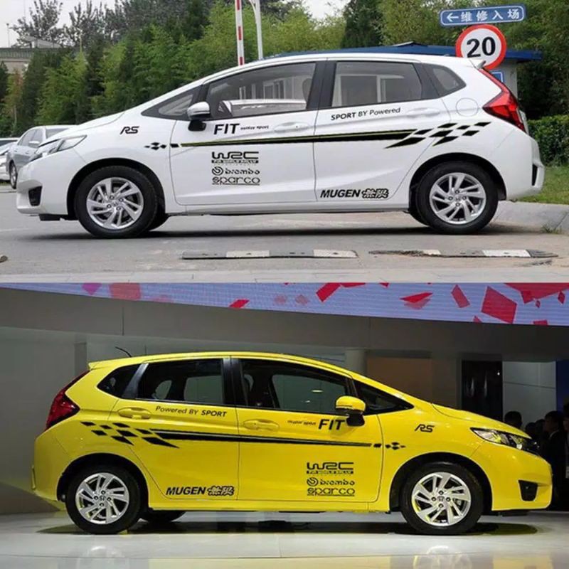 Sticker mobil honda jazz | cutting sticker body mobil honda