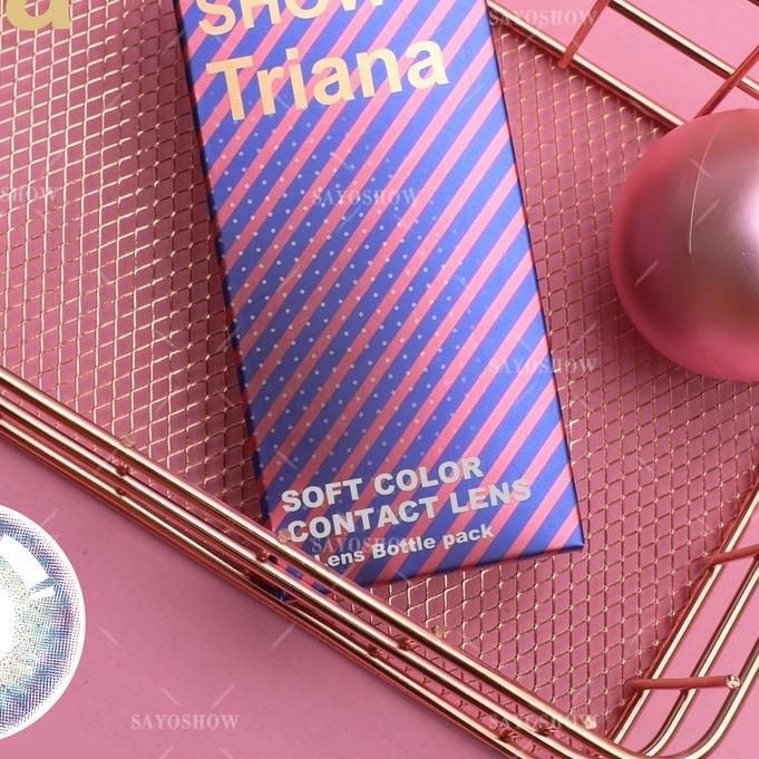 ○ ✔️100% ORI SAYOSHOW TRIANA Sepasang Softlens Brown Minus 14 mm ( NORMAL S/D-5.00) Contact Lens Sof