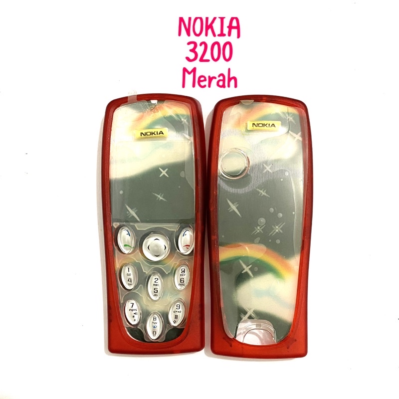 CASING NOKIA 3200 KESING + BACK COVER WARNA RANDOM