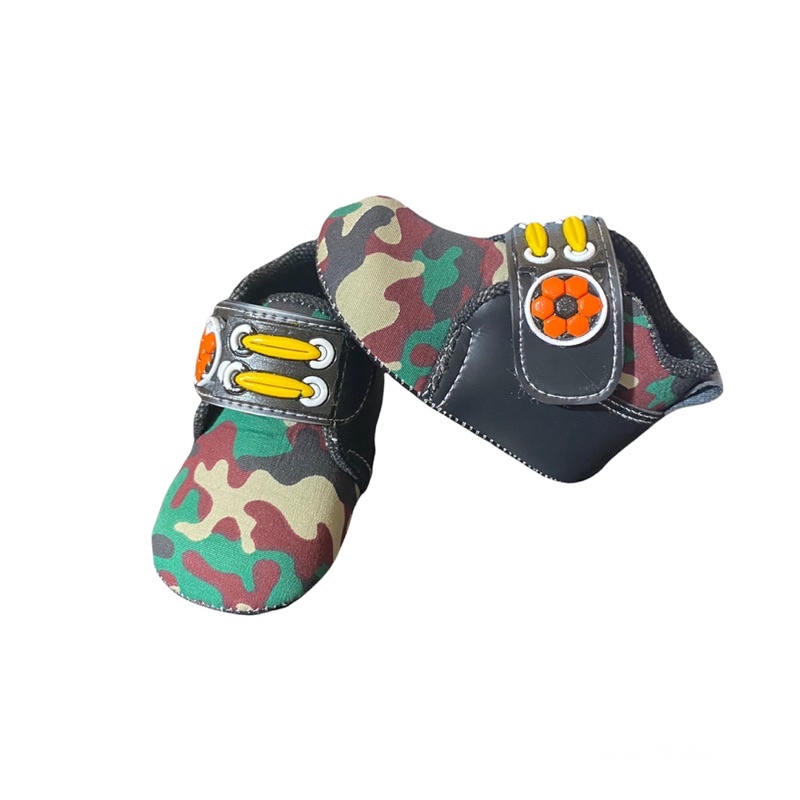 sepatu prewalker bayi laki laki newborn 0 12 bulan / sepatu bayi laki laki prewalker / sepatu baby prewalker / sepatu bayi prewalker army