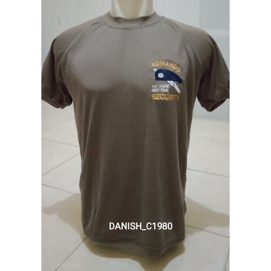 kaos security bordir