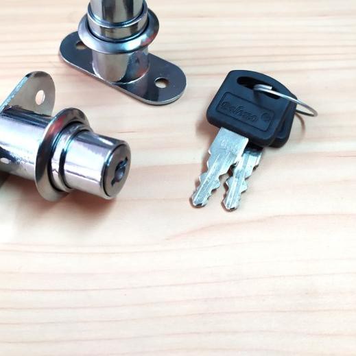 ◌ Kunci Pencet / Tusuk Baleno 105 Pintu Lemari Geser / Sliding Push Lock ←