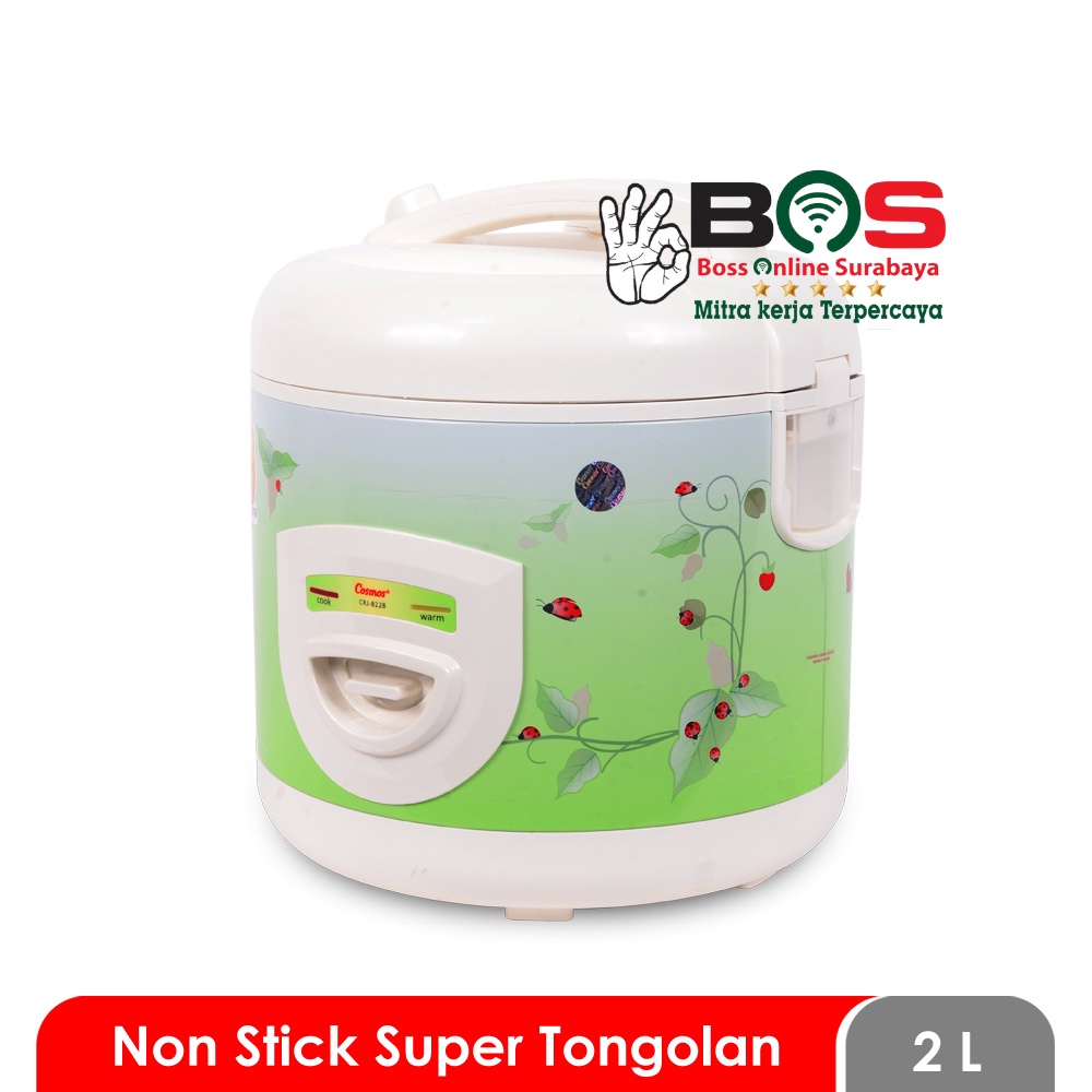 Rice Cooker Cosmos CRJ 8228 CRJ-8228 Magic Com Cosmos Penanak Nasi CRJ8228 2L