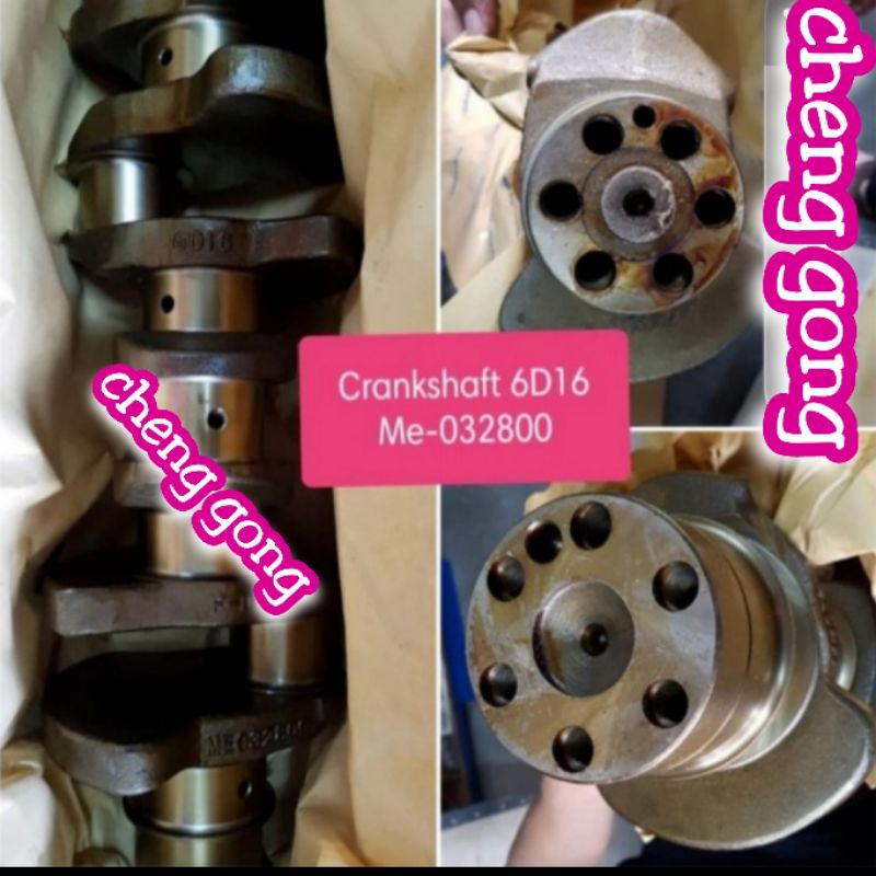 Crankshaft 6D16 kruk as 6D16 ker as 6D16 oem