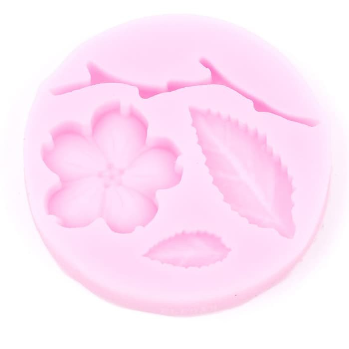 3D Silicon Mold Fondant Cake Decoration - Blossom Flower