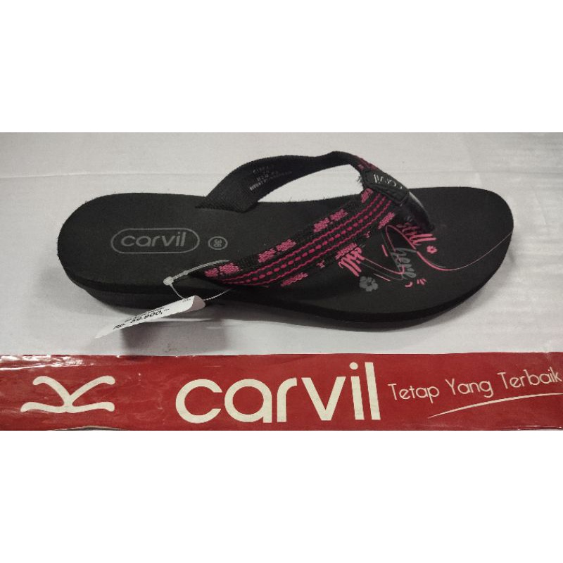 Sandal jepit sponge carvil cewek original harga spesial