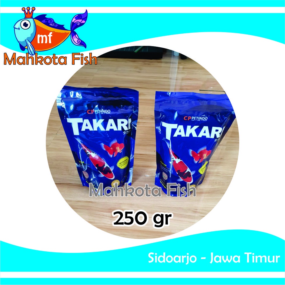 TAKARI 250 gr | Pakan Ikan TAKARI 250gr | Makankan Ikan | Pelet Ikan Hias