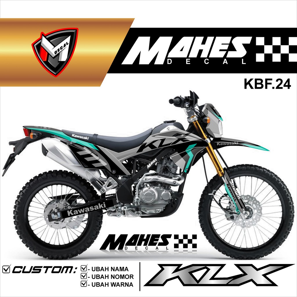 Jual Decal Sticker KLX 150 BF / G / Extreme Dekal Stiker KLX Fullbody