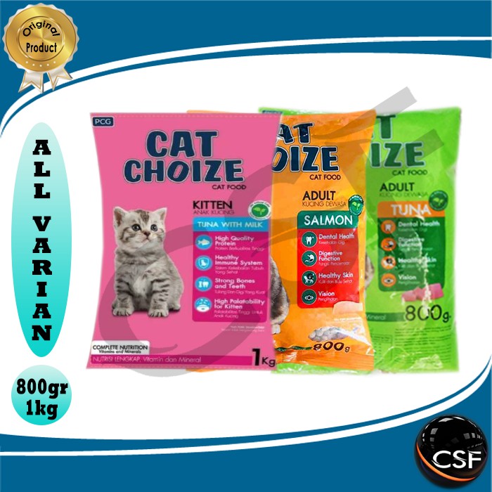 Makanan Kucing kering CAT CHOIZE All Varian / Makanan Kucing Murah Premium