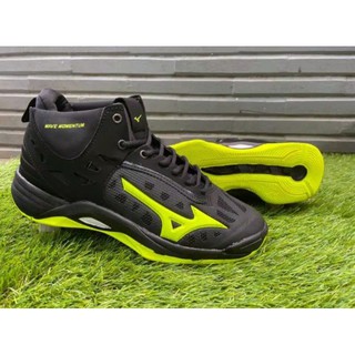  SEPATU  VOLI  VOLY MIZUNO MUMENTUM WAVE MID SEPATU  OLAHRAGA 