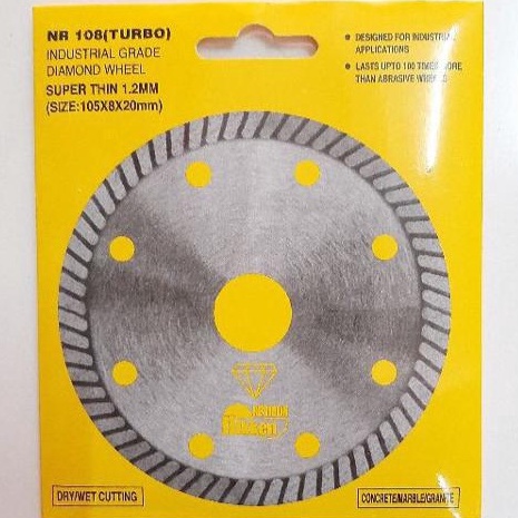 MATA POTONG KERAMIK NIKKEN TURBO RESIBON 4&quot;/DIAMOND WHEEL/MATA PISAU POTONG SUPERTHIN BAGUS