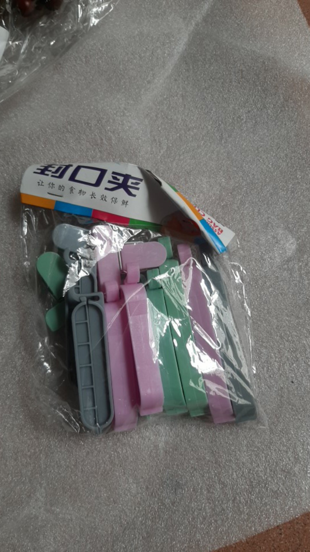 12pcs Klip Penyegel Kantong Makanan Bahan Plastik Swhm